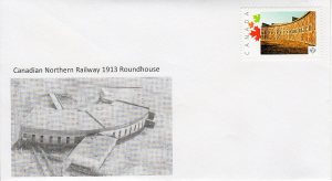 The Hanna Roundhouse Commemorative stamp